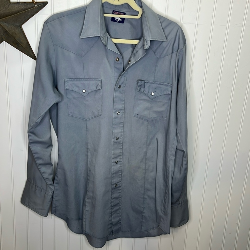 Vintage Chute #1 Western Work Shirt Size Mens Medium